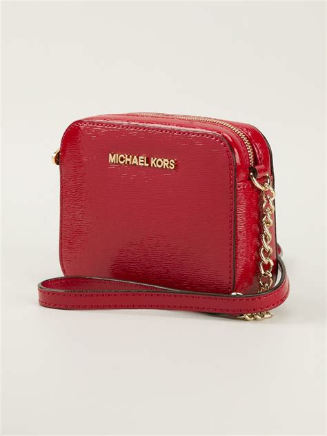 women michael kors red purse|red Michael Kors crossbody purse.